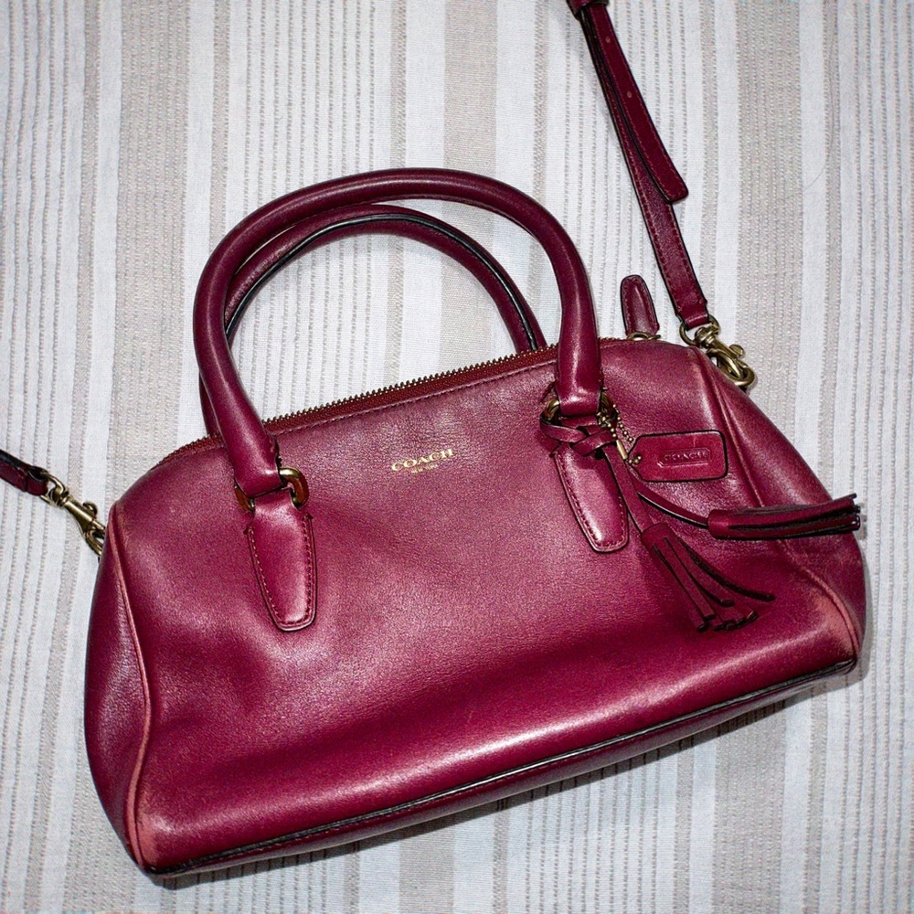 Authentic Coach Legacy Mini Satchel Leather
